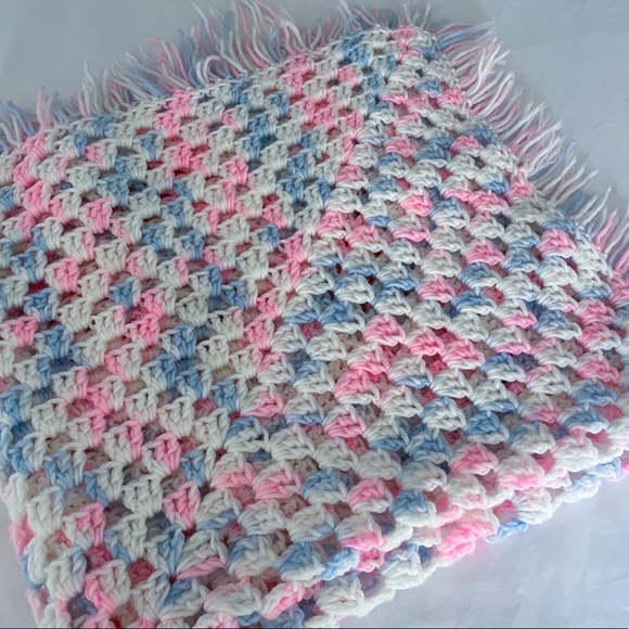 34” x 34” Colorful Crochet throw / blanket - Picture 3 of 3